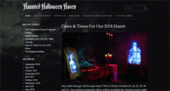 Desktop Screenshot of hauntedhalloweenlair.com